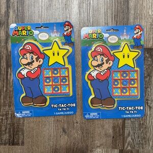Super Mario Tic-Tac-Toe Game set of 2